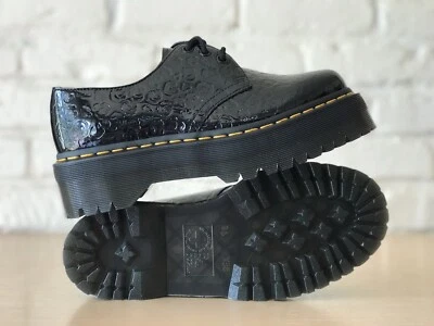 Zapatos de plataforma Dr Martens 1461 para mujer talla 8 charol en relieve de leopardo nuevos Foto 1 de 4