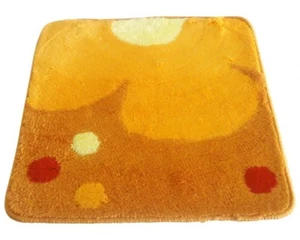 Sanwood WC Vorleger Toilettenvorleger Badematte Bad Teppich 60x60 cm Funflower  - Bild 1 von 1