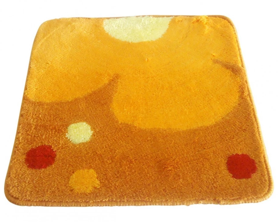 Sanwood WC Vorleger Toilettenvorleger Badematte Bad Teppich 60x60 cm Funflower  - Bild 1 von 1