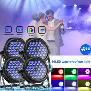 360W RGB LED Par Light DMX Stage DJ Disco Beam Party Light Uplight Wash Light - Picture 1 of 20