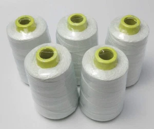 Evernice 5 Zapfen Polyester weiß Faden für Newlong Fischbein tragbare Tasche schließen - Bild 1 von 2