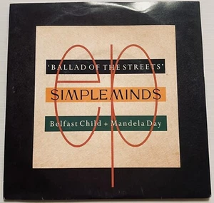 Simple Minds Belfast Child Vinyl Record 7” 45 RPM SMX3 Virgin 1989 - Picture 1 of 24