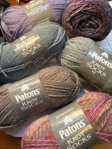 Patons Yarn - KROY SOCKS and KROY SOCKS FX  - 50g, 1.75oz, 152m, 166yd - Picture 1 of 21