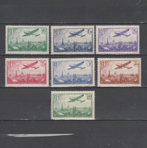 France 1936 Airmail Yv 8-14 MH - Picture 1 of 2