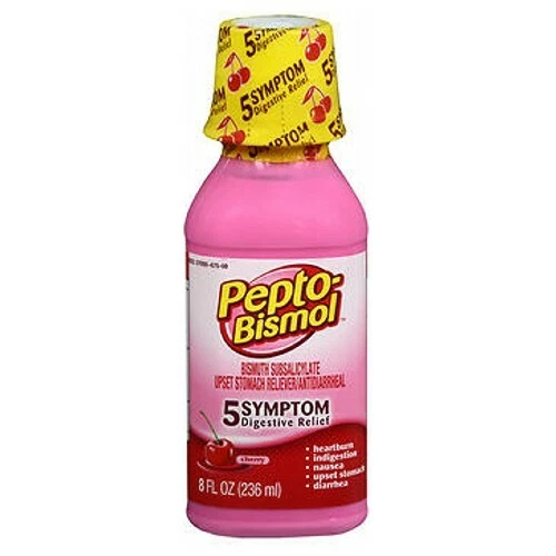 Bismuth Subsalicylate Liquid Cherry cherry 8 oz By Pepto-Bismol - Image 1 of 1