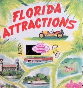 1950s Florida Attractions Guide Cypress Gardens Alligator Farm Sunken Gardens - Picture 1 of 5