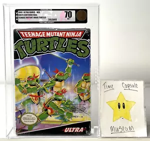 Teenage Mutant Ninja Turtles TMNT New Nintendo NES 1989 VGA Grade 70 NIB - Picture 1 of 5