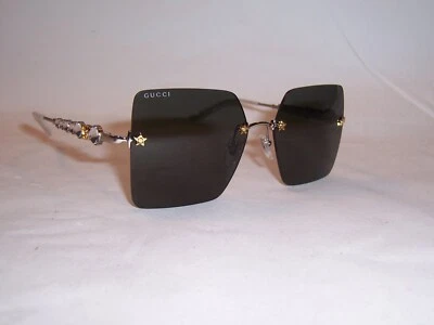 NUEVAS GAFAS DE SOL GUCCI GG 0644/S 001 PLATA/GRIS AUTÉNTICAS 0644 Foto 1 de 4