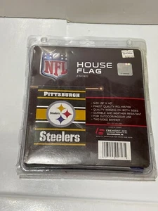 Pittsburgh Steelers 2 - Sided House Banner Flag 28x40 NFL Fremont Die Sealed - Picture 1 of 2