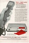 1958 DICTAPHONE Time-Master machine à dicter équipement de bureau vintage impression publicitaire