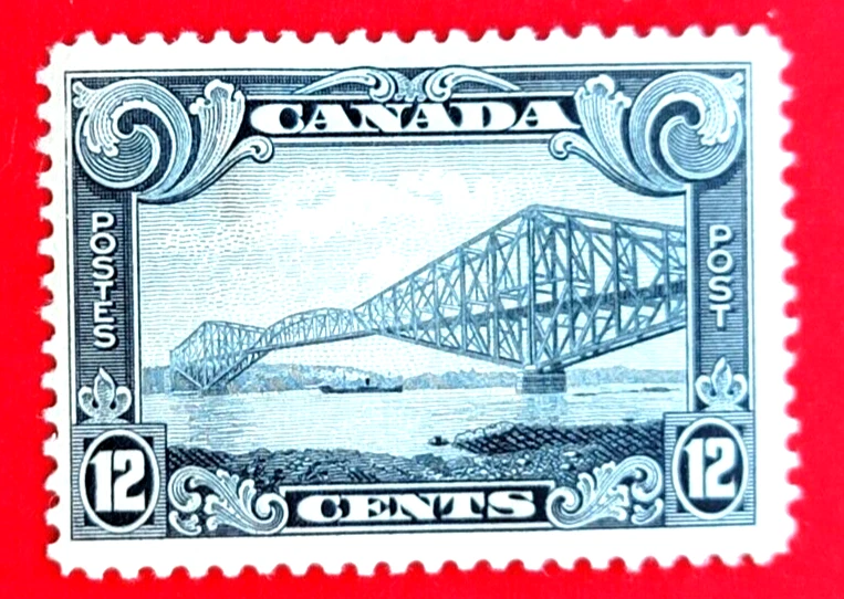 Canada Stamp #156 "Quebec Bridge" MH VF CV$70 - Image 1 of 1