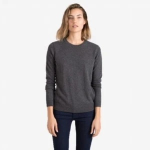 Everlane Kaschmir Pullover Rundhals Langarm grau Pulli Gr. L - Bild 1 von 7