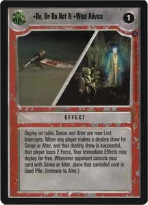Do, Or Do Not & Wise Advice (Reflections II) | Decipher Star Wars CCG | NM/LP - Picture 1 of 1