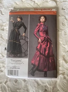 ARKIVESTRY Gótico Victoriano Steampunk PATRÓN DE VESTIDO Simplicidad 2207 14 16 18 20 - Imagen 1 de 5