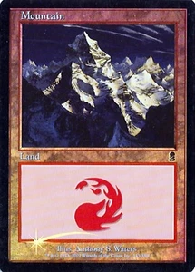 MTG - Odyssey - Mountain #343 - Foil - Various conditions - Picture 1 of 1