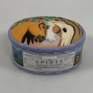 Breyer Spirit and Rain Porcelain Keepsake Box Stallion of the Cimarron 2002 - Picture 1 of 11