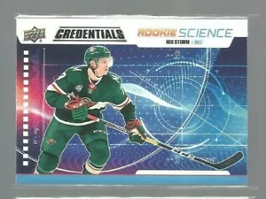 2019-20 Upper Deck Credentials Rookie Science #RS30 Nico Sturm (ref 93100) - Picture 1 of 1