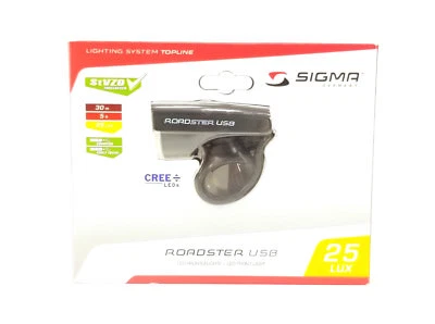 Luz LED delantera USB para bicicleta Sigma Roadster Foto 1 de 4