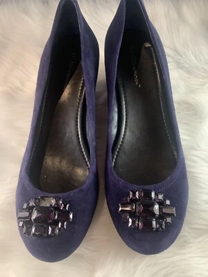 Bomba de cuña para mujer BCBGeneration Treese azul fusión talla 8,5 M precio de venta sugerido por el fabricante 89 Foto 1 de 4