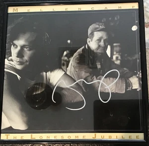 john mellencamp signed Album gerahmt schön - Bild 1 von 4