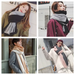 New Unisex Lady's Scarf Winter Soft Warm Long Thick Wrap Shawl Pashmina UK - Picture 1 of 12