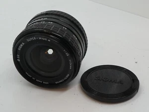 Sigma Super-Wide II 24mm f2.8 Lens For Praktica B pb PB + FILTER + CAP CLEAR - Picture 1 of 3