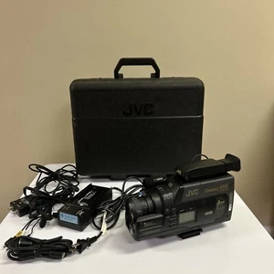 JVC GR-65U Compact VHS C Handheld Camcorder w/ Charger & Case For Repair Parts - Picture 1 of 19