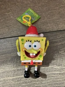 Vintage Xmas Spongebob Schwammkopf Holiday Candy Buddy 2002 4" ABGELAUFENE SÜSSIGKEITEN - Bild 1 von 5