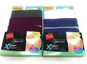 Bikini para mujer Hanes - Constant Comfort X-Temp puntada suave talla 5/S (paquete de 2) - Imagen 1 de 3