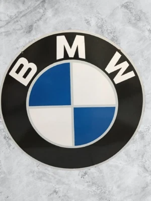 BMW  Porcelain Enamel Heavy Metal Sign 30  Inches Double Side - Image 1 of 4