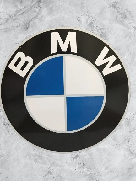 BMW  Porcelain Enamel Heavy Metal Sign 30  Inches Double Side - Image 1 of 4
