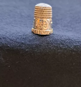Antique Sterling Silver Thimble by Simon Bros. Co. - Picture 1 of 4