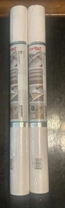 Con-Tact Decorative Covering White Self-Adhesive Shelf Liner 18in x 16ft 2 Rolls - Picture 1 of 4