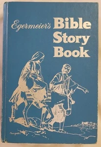 VINTAGE EGERMEIER'S Bible Story Book, Revised, Warner Press, 1969 - Foto 1 di 8