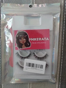 Nuevo en caja Pestañas postizas Phkerata autoadhesivas Wispy 4 pares selladas - Imagen 1 de 2