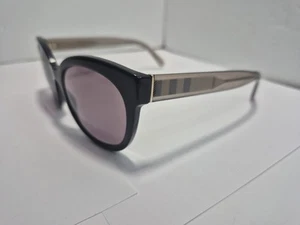 Authentic BURBERRY B 4210 3001/87 SUNGLASSES Black Transparent 52mm Frames Only - Picture 1 of 9