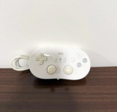 Joypad Controller per Nintendo WII Classic RVL-005 Bianco Originale - Immagine 1 di 4