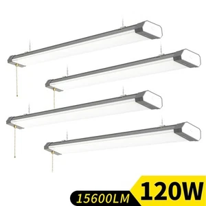 Linkable LED Shop Light for Garage 15600lm 3.6FT 120W Utility Lamp Fixture 4Pack - Picture 1 of 12
