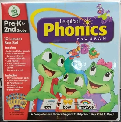 Vintage Leap Frog LeapPad Phonics 10 Book Program Pre-K to 2nd Grade READ - Image 1 of 3