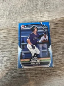 2023 Bowman - Prospects Juan Brito #BP-77 Blue /150 (RC) - Picture 1 of 4