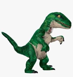 Rubies Jurassic World: T-Rex Inflatable Costume for Adults, Unisex One Size. 28 - Picture 1 of 8