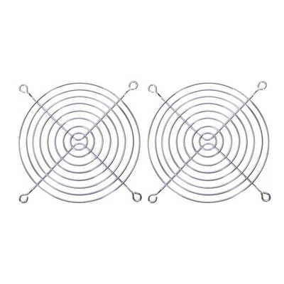 2 x Metalldraht Fingerschutz Grill fuer 120 x 120mm Computer Gehaeuse Lueft6984 - Bild 1 von 4
