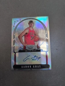 Aaron Gray 2007-08 Bowman Sterling Rookie Auto Bulls #AG/99 - Imagen 1 de 3