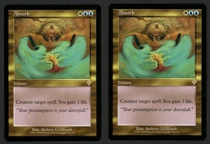 ***2x Absorbieren*** MTG Invasion Magic Kid Icarus - Bild 1 von 2