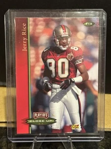 1997 Playoff Zone - Close Up Jerry Rice 49ers #14 - Picture 1 of 2