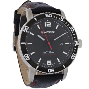 Wenger Roadster Black Night Men's Stainless Steel Quartz Watch 01.1841.101 - Picture 1 of 2