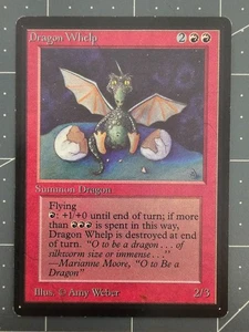 MTG ⭐ Beta Edition ⭐ Dragon Whelp ⭐ Vintage Legacy ⭐ NM - Picture 1 of 2