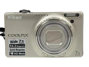 Nikon Coolpix S6000 14.2MP 7x Zoom Compact Digital Camera With Battery READ - Picture 1 of 12