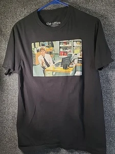 The Office Ripple Junction T-Shirt Jim Giving Thumbs Up Adult Medium Black Tee - Picture 1 of 7