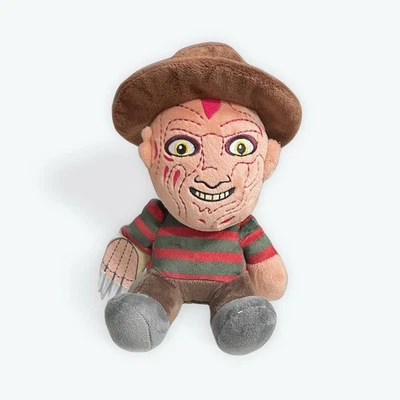 Elm Street上的噩梦 Freddy Krueger 8 英寸毛绒恐怖电影玩具幽灵 — 第 1/3 张图片